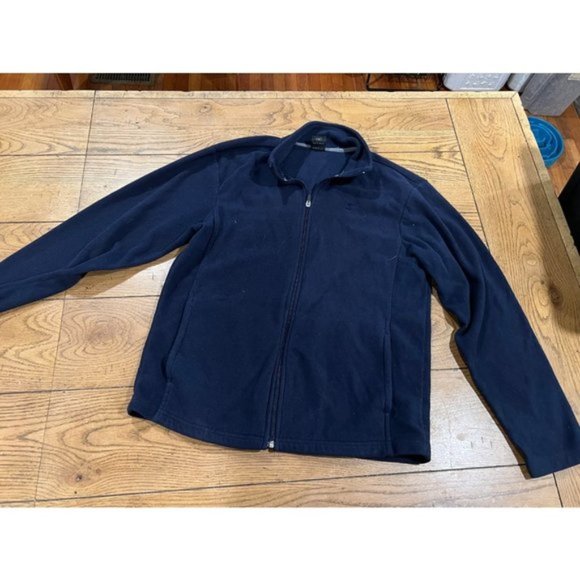 Small Navy Blue Fleece Jacket - Picture 1 of 5